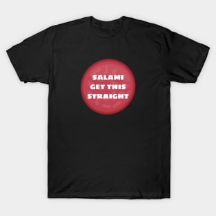 Salami Get This Straight - Salami Pun T-Shirt